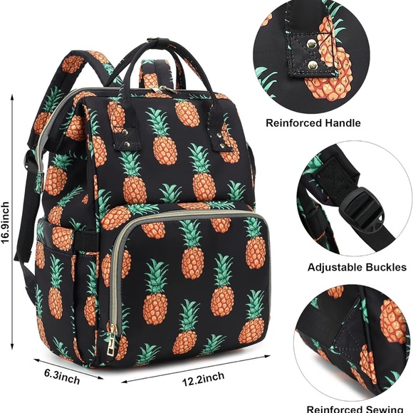 Pineapple laptop Backpack - Picture 5 of 6